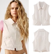 White Comfy Vest 7783