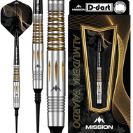 MISSION SOFT TIP DART - 18G Almudena Fajardo Ayuso 95% Tungsten Soft Darts (ARROW DART LEMBUT)