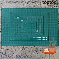 TOPTOOL Cutting Board, Double Sided Grid Line Paper Cutting Pad, Multifunctional Self-healing PVC A1