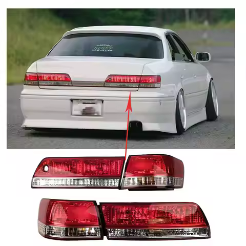 4PCS Car Taillight Tail Lamp For Toyota MARK GX100 GX105 JZX100 JZX101 JZX105 1997 to 2000 Rear Brak