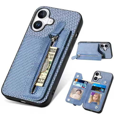 Zipper Pocket Wallet Case For OPPO K13 K12S K11X A97 A96 A80 A79 A78 A77S A76 A74 A72 Microfiber 4 C