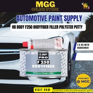 (MGG) HB BODY F250 Body Fiber Filler Polyster Putty
