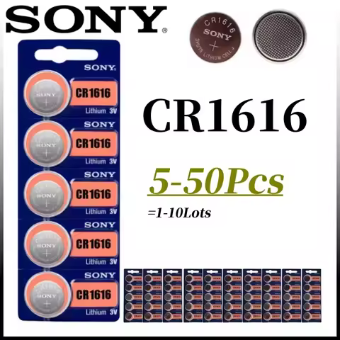 5-50Pcs Original Sony CR1616 CR 1616 Battery cr 1616 for Watch Toys lithium batteria