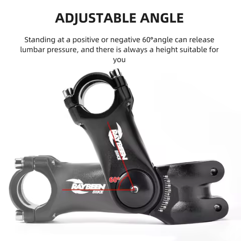 Adjustable Bicycle Stem Road Mountain MTB 80/100/120mm Front Fork Handlebar Power Parts Compatible w