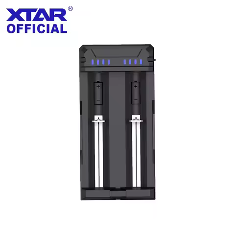 XTAR FC2 Charger Charging 1.2V AAAA AAA AA C SC Rechargeable Li-ion Batteries 18350 18500 18700 2170