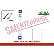 ABBA 2D Ring File 25mm / 40mm / 50mm / 65mm