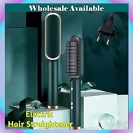 Beauty Street Hair Straightener Comb 2 IN 1 Heating Hair Styling Tool Hair Curler kskin Sikat peluru