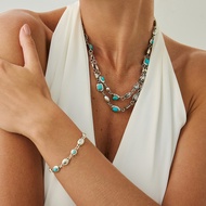 Light Luxury ins Style Colorful Acrylic Diamond Necklace