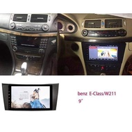MERCEDES-BENZ W211 E CLASS 2002-2009 Android 9" Player + Casing + SOCKET