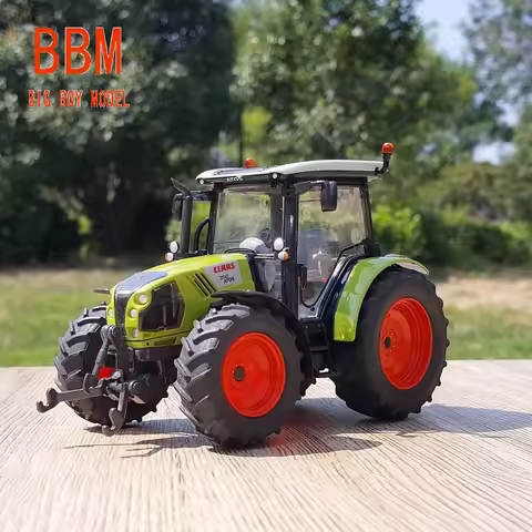Diecast 1/32 Scale CLAAS ATOS 350 Wheeled Tractor Model Simulates Alloy Agricultural Engineering Tra