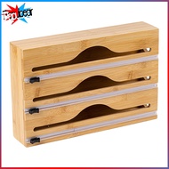 Kitchen Plastic Wrap Cutter Space-saving Plastic Wrap Holder Food Film Cutter Plastic Wrap Dispenser