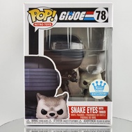 Funko Pop G.I. Joe-Snake Eyes with Timber Shop Exclusive 78
