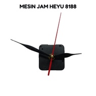 Mesin Jam Dinding Sweep Silent Movement Heyu 8188 Merayap