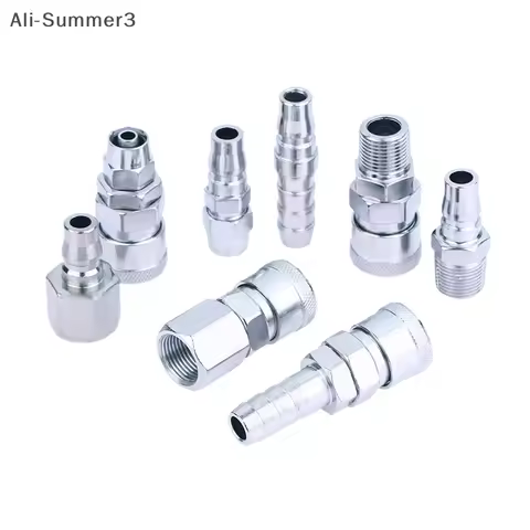 2pcs/set Pneumatic Fitting European Standard EU Euro Type Quick Coupling Connector Coupler