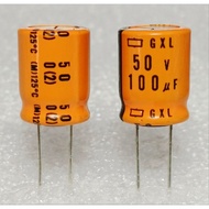 Nippon Chemi-con GXL 100uf 50v 125 capacitor