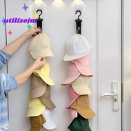 [utilizojmS] Baseball Cap Storage Organizer With Eight Clips Wall Mounted Cap Holder Closet Storage 