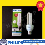 PHILIPS Essential 18W 3U ES E27 Cool Daylight PLCE Energy Saver Bulb