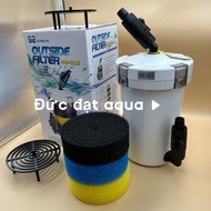 Lọc phụ Sunsun HW 603/604 603B/604Bvỏ trắng đục - Lọc thùng ngoài làm sạch nước hồ cá cảnh thủy sinh