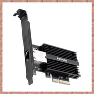 (QCMY) 10Gbps PCIe Network Card Marvell AQC113C 10G RJ45 Ethernet PCI Express LAN Adapter
