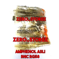 ASLI BNC krimping RG58 BNC Creamping RG 58 Amphenol RG-58 Ampenol Kabel RF Microwave Cable Radio Ant