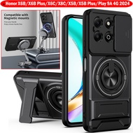 Slide Lens Case for Honor X6B Plus, Rotating Magnetic Ring Cover for Honor X6C X8C X5B Plus Play 9A 