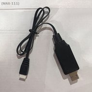 【F2-MAX111】2S 7.4V 1A USB Lipo Battery Charger with XH-3P Connectors - Charging Cable for RC Cars Dr