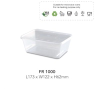 BEKAS PLASTIK/Felton Disposable Microwave Rectangular Food Container FR1000 /FR750/FR650(1000mL /750