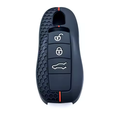 New Silicone Car Smart Remote Key Case Cover for Porsche Panamera Spyder Carrera Macan Boxster Cayma
