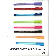 Gsoft GM7C 0.7 8 Col ball pen