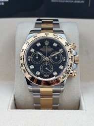 [SOLD OUT]二手 USED  ROLEX 勞力士 DAYTONA 116503G 黑色鑽石字 2021年4月 未打磨 全套 FULL SET
