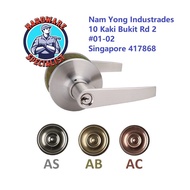 Nelon Tubular Lever Door Handle Lock 16411 (HDB Bedroom Door Handle)