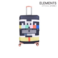 ELEMENTS Waterproof Nylon Luggage Cover Easy To Carry Foldable Roll Remove And Wear. 28 Inches Nosig