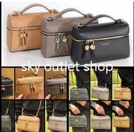 💯🗽✈️🧾正貨有單可面交Tory Burch ROMY SLIM TOPHANDLE新款盒子袋荔枝紋牛皮,容量比想像中大,放手機鑰匙都沒問題手提斜背都好看size:19×12×6cm,美加團購直送，吊