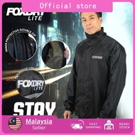 【READY STOCK】FOXDRY LITE Motorcycle Waterproof Raincoat Rain coat Suit Baju Hujan Jaket Hujan Motors