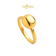 MASDORA 999 Gold Ring Rings Cincin Emas - Golden Shiny Bean (EMAS 999/24K)