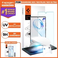 Pelindung Hp Tempered Glass UV Samsung S23 / S 23 Ultra Plus Spigen