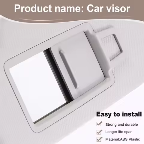 Hot Selling-Car Front Sun Visor Assembly With Vanity Mirror 5G0857551 5G0857552 For VW Golf 7 MK7 Ca