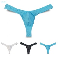 Mens G-String Panties Sissy Solid Color T-back Thong Underpants Bikini