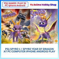 【PS1 Game Main di PC IPHONE ANDROID  】Playstation 1 SPYRO & SPYRO YEAR OF DRAGON PS1 GAME mesti main