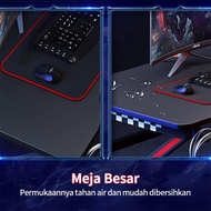 MLN01 Meja Gaming Kursi Meja Komputer Besi Meja Kantor Minimalls Meja Kerja Serbaguna Meja Kamar Tid