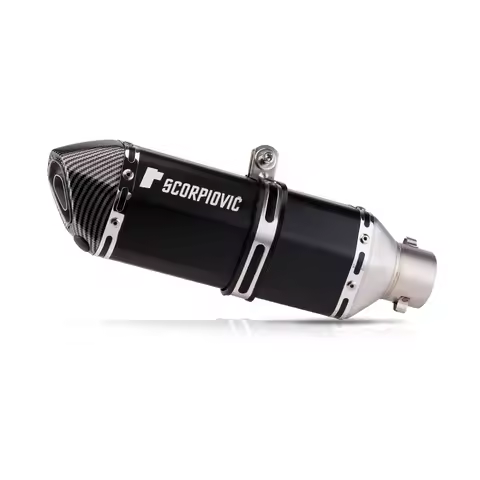 51mm Escape Moto Tube Motorcycle Exhaust Muffler with Db Killer 370MM