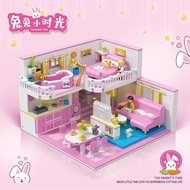 Compatible with Lego Building Blocks Girls Series Educational Assembling Good Friends Princess Villa Castle Girls Disney Toys