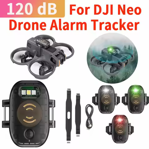 For DJI Neo Drone Alarm Tracker Lightweight 120dB Drone Lost Alert Tracker Drone Alarm Locator for D