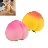 WMH Peach Shape Relaxation Gadget Squeeze Toy For Adult Kids Concentration Calmness