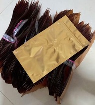 200pcs 金色咖啡豆包裝袋 Coffee beans tea leaves air valve bags dog cat food packaging bags