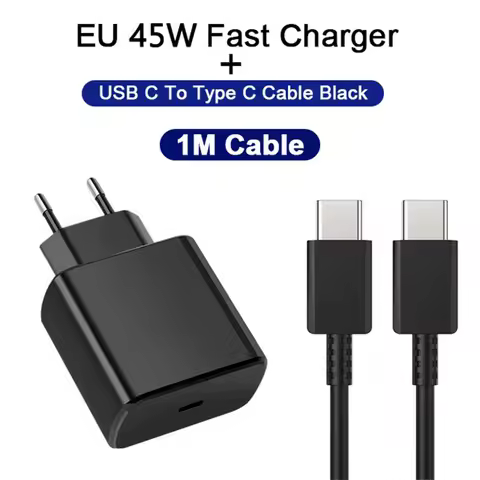45W PD Fast Charger High Quality USB Type C Quick Cable Charger Suit For iPhone Samsung Xiaomi Huawe