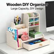 Rak Sekolah Rak Office Rak Pen Rak Alat Tulis Rak Pen Box Holder Pen Wooden Stationary Storage