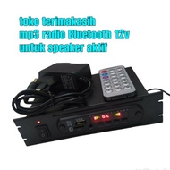 Ready-to-Use Assembled Bluetooth Mp3 + 12volt dc adapter / assembled radio amp/ 12v active radio mp3