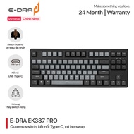 Gaming keyboard, wireless mechanical gaming keyboard E-Dra EK387 Pro Blue / Brown / Red Switch - Gen