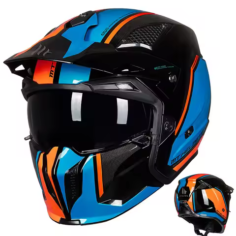 MT Motocross Full Face Helmet Personality Off Road Changeable Motorcycle Helmets Motorcycle Flip Hel